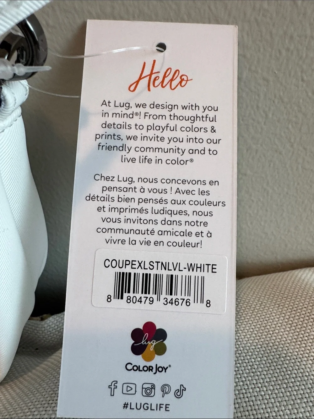 Rare-lug coupe XL Limited Edition white Satin Luxe heart crossbody/belt bag